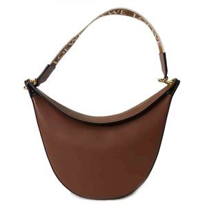 Loewe Luna Leather Handbag Brown